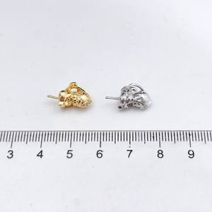 Composants de bijoux Wukong, accessoires de perles DIY, pendentif en argent S925, collier rond mignon de 10-13 mm, support vide - Product Image 4