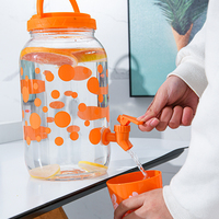 Distributeur d'eau et de jus en plastique avec robinet, directement de l'usine, pour bar, cuisine, extérieur