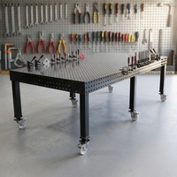 Table de soudage 3D flexible en acier nitrué de qualité supérieure, 2000mm*1000mm*200mm, plateforme tridimensionnelle