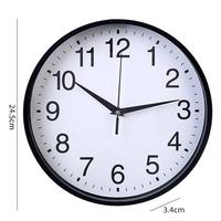 Jam dinding bulat minimalis, hiasan kamar tidur Modern rumah ruang tamu