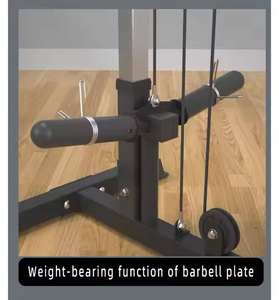 Cheongar Home Gym Bancs réglables Système <span class=keywords><strong>de</strong></span> <span class=keywords><strong>poulie</strong></span> d'entraînement des triceps Lat Pulldown Avant-bras Système <span class=keywords><strong>de</strong></span> <span class=keywords><strong>poulie</strong></span> <span class=keywords><strong>de</strong></span> câble d'entraînement Squat - Product Image 3