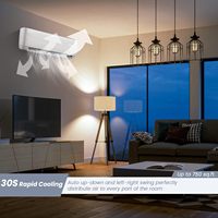Mini climatiseur mural split 9000Btu 12000 Btu 24000Btu climatiseur domestique onduleur unité de climatisation sans conduit