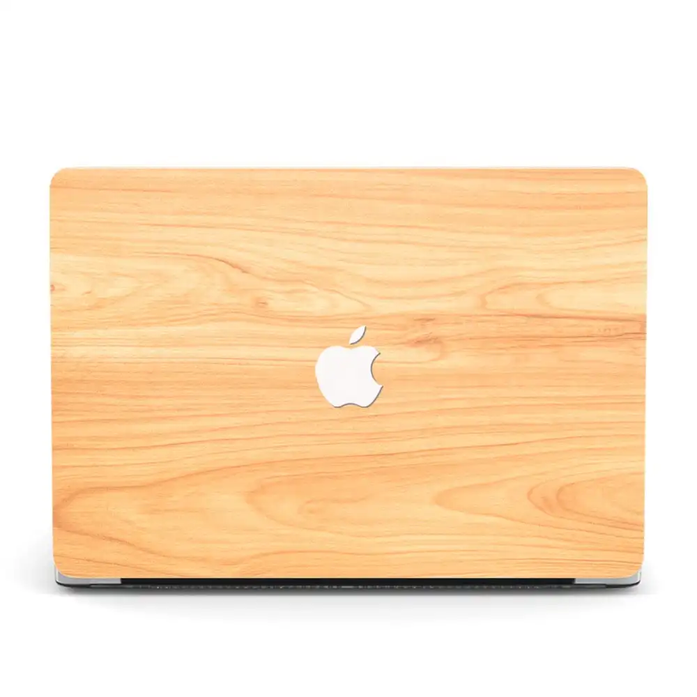 Coque pour ordinateur portable, MacBook 13 pouces, impression UV, motif en bois, 2021