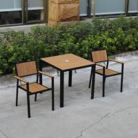 Fauteuil d'extérieur moderne en aluminium et plastique, finition thermolaquée, pour restaurant, hôtel, villa, jardin, café, cour.