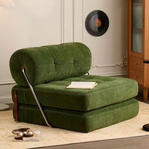 Divano Letto Moderno in Tessuto Ecologico Pieghevole con Design a L per Soggiorno e Hotel, Set Divano Multifunzione - Product Image 1