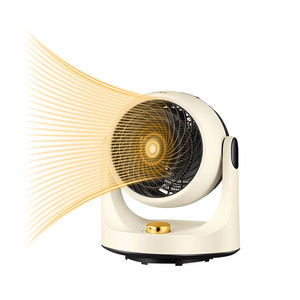 Calentador eléctrico pequeño de <span class=keywords><strong>bajo</strong></span> <span class=keywords><strong>consumo</strong></span> giratorio automático gran angular 1800W protección contra sobrecalentamiento calentador de ventilador independiente - Product Image 1
