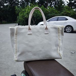 Sac fourre-tout en toile bohème personnalisé - Grande capacité, sac de plage avec bords bruts, vente en gros, sac de shopping et de voyage portable - Product Image 3