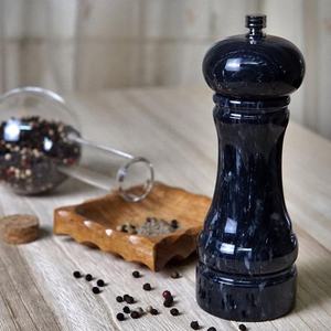 Molinillos <span class=keywords><strong>de</strong></span> <span class=keywords><strong>sal</strong></span> y pimienta <span class=keywords><strong>de</strong></span> mármol <span class=keywords><strong>de</strong></span> Venta caliente Precio al por mayor Función manual Material <span class=keywords><strong>de</strong></span> vidrio y metal para uso doméstico en la cocina - Product Image 2