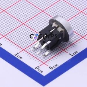 K6-6147D01 Tactile Switch Through hole Component (THT) Switch 1.6N Through Hole 10mm 50mA - Product Image 2