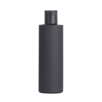 Bouteilles en PEHD noires en stock usine 120ml 240ml 500ml – Flacons ronds noirs à presser pour acétone, acrylique, liquide monomère et produits chimiques
