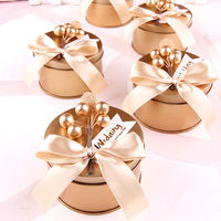 Meilleure boîte en étain avec couvercle amovible, conteneur cylindrique en métal pour boucles d'oreilles, colliers, pierres précieuses, montres, lunettes, étui en PVC, boîte à bijoux de mariage