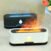 Humidificateur ultrasonique USB personnalisé à flamme, diffuseur d'huile aromatique coloré à flamme de feu