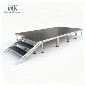 Aluminum <b>Stage</b> Equipment System Portable <b>Stage</b> Modular Glass <b>Stage</b> <b>Platform</b> for Wedding Concert Events - Product Image 1