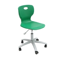 Chaise d'enseignant pivotante à cinq griffes au design moderne pour le bureau d'école Chaise de bureau à domicile Chaise de laboratoire pivotante avec poulie