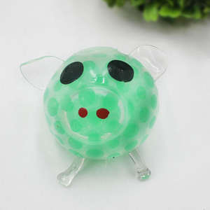 12 팩 안티 스트레스 돼지 스플래트 볼 벤트 장난감-스트레스 릴리프 짜기 질퍽한 황금 돼지 스플래트 볼 까다로운 장난감 감압 스틱 - Product Image 5