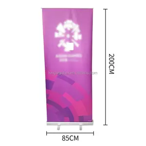 Banner retráctil portátil Roll up Banner Display Stand Perfil de aluminio