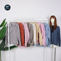 Vêtements d'occasion, qualité mixte AB, chemises d'hiver pour hommes et femmes, commande minimum de 100 kilogrammes
