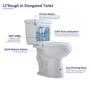 <span class=keywords><strong>Toilettes</strong></span> et bains salle de bains Siphon de chasse d'eau toilette en céramique toilette de séparation roostatique - Product Image 3