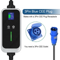 Chargeur de voiture électrique portable 7KW Direct d'usine, chargeur EV de niveau 2