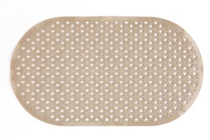 Tappetino Antiscivolo Ovale in PVC Solido YIJU con Ventose per Bagno e Doccia - Ecologico, Antibatterico, Durevole - Product Image 2