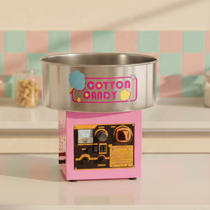 New Gas Cotton Candy Machine Candy Floss <strong>Maker</strong> with Music High Productivity 1L Capacity Plug Powered - Product Image 1