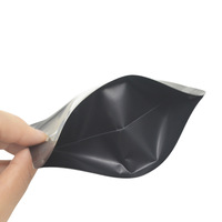 Sacs d'emballage alimentaire en plastique biodégradable blanc mat imprimés sur mesure avec fermeture éclair, sachets refermables en aluminium à fermeture zip, pochettes verticales