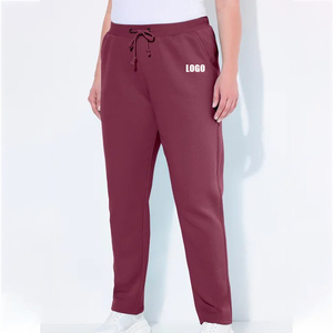 Cintura elastica personalizzata <span class=keywords><strong>con</strong></span> coulisse <span class=keywords><strong>pantaloni</strong></span> della tuta a gamba dritta <span class=keywords><strong>pantaloni</strong></span> della tuta da donna <span class=keywords><strong>taglie</strong></span> <span class=keywords><strong>forti</strong></span> <span class=keywords><strong>pantaloni</strong></span> della tuta <span class=keywords><strong>pantaloni</strong></span> da Jogger per donna - Product Image 1