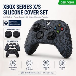 Funda de silicona para controlador LA ONE S, cubierta protectora antideslizante para mando inalámbrico con tapa para joystick - Product Image 1