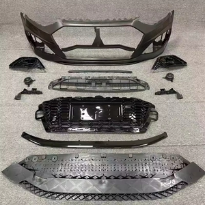 Pare-chocs avant pour Audi <span class=keywords><strong>A4</strong></span> <span class=keywords><strong>S4</strong></span> Allroad 2020-2024 B9.5, kit carrosserie style RS4, ensemble de pare-chocs avant style RS4 - Product Image 3