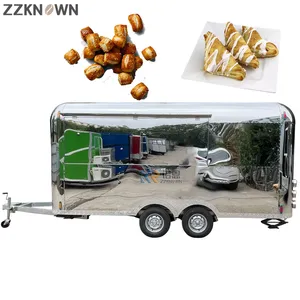 Mobile Food Cart Truck Concession Hot Dog Ice Cream Coffee Trailer Truck with Kitchen Equipment