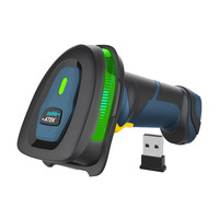 Lector de escáner de código de barras de mano inalámbrico portátil inalámbrico Wi-Fi móvil 2D código QR para almacén logístico