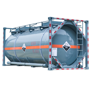 Tanque contenedor corrosivo estándar de 20 pies para almacenamiento y transporte - Product Image 3