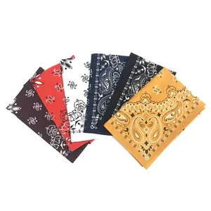 Bandanas en coton avec impression personnalisée Écharpe à cheveux Turban avec votre logo
