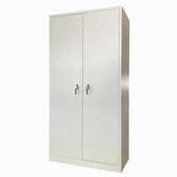 Gabinete de Almacenamiento Metálico Resistente con Puerta Batiente, Personalizado y que Ahorra Espacio, para Garaje y Supermercado