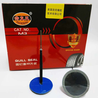 Outil à main noir pour réparation de pneu de voiture Ciment Colle Patch Tube Outil de réparation de pneu