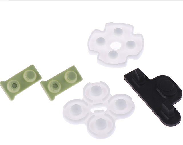 ZTLEKE 2026R for Controller Wireless Conductive Silicone Rubber Replacement Pad for A-B D-pad Buttons Game Accessories