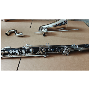 NUEVO Clarinete Bajo en Mi bemol 2026 con Cuerpo de ABS Niquelado, Opciones de Madera Roja, Madera de Ébano y Baquelita (JCL-820) - Product Image 5