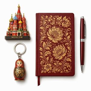 Set de Regalo de Recuerdos Turísticos de París: Figura de Resina de la Torre Eiffel, Cuaderno, Llavero y Bolígrafo, Recuerdo de Viaje con Logotipo Personalizado - Product Image 2
