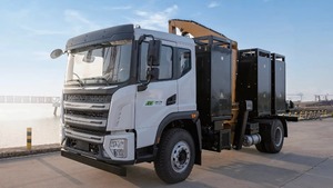 Tractor Terminal Eléctrico <span class=keywords><strong>de</strong></span> Cero Emisiones 75T SM4256 <span class=keywords><strong>de</strong></span> Radio Compacto para Desplazamiento <span class=keywords><strong>de</strong></span> Contenedores en Puertos Marítimos - Product Image 3