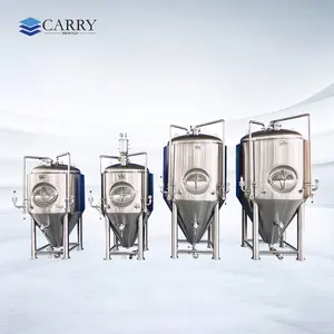 Le réservoir conique d'acier inoxydable de bière du ferment 2000l équipent/fabricants de cuve de fermentation 20HL/fermenteur d'unitank