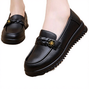 Zapatos Planos para Mujer, Resistentes al Desgaste, Antideslizantes, para Caminar, Venta Caliente, Color Sólido, PVC, Casuales, para Exteriores - Product Image 4