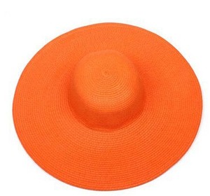 <strong>Summer</strong> Fashion Floppy Straw <strong>Hats</strong> Casual Vacation Travel Wide Brimmed Sun <strong>Hats</strong> Foldable Beach <strong>Hats</strong> <strong>for</strong> <strong>Women</strong> With Big Heads - Product Image 5
