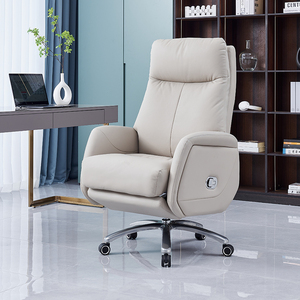 Silla Ejecutiva de Oficina, Respaldo Alto, Reclinable, Ergonómica, con Elevación a Gas, Altura Ajustable, Silla de Trabajo Moderna P173-GE - Product Image 5