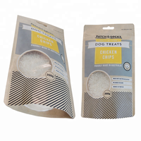 Sachet Doypack de sécurité personnalisé avec logo, 150g/250g, pour noix, snacks et aliments pour animaux, emballage plastique recyclable avec fenêtre