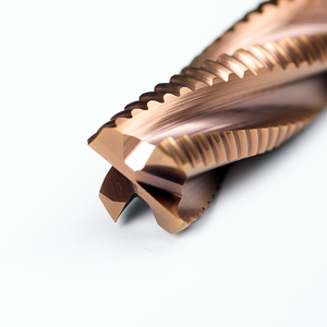 High Quality 4-Flute Wave <strong>Cut</strong> Roughing 4-20mm Diameter 35 Helix Carbide <strong>End</strong> <strong>Mill</strong> HRC55-70 Economical Universal Processing OEM - Product Image 4