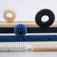 Engrenages droits extrudés CNC de haute précision Ning E en POM, crémaillère coulissante, chaîne linéaire industrielle résistante à l'usure en nylon PA66 pour découpe