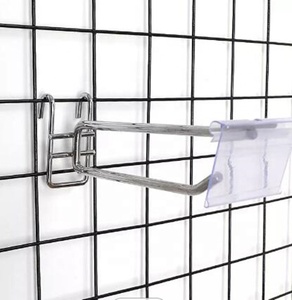 Metal Chrome Plated <strong>Display</strong> Price Tag <strong>Hook</strong> Supermarket <strong>Display</strong> <strong>Hook</strong> - Product Image 3