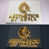 Lettres lumineuses LED personnalisées avec correspondance de couleurs, forme 3D, télécommande, étanches IPX6, options multicolores pour enseignes de bureaux d'entreprise