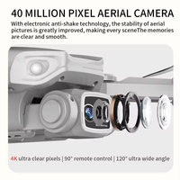 L900 Pro SE drone Quadcopter RC kamera ganda 4K HD, drone pemula profesional jarak jauh terbang waktu terbang panjang