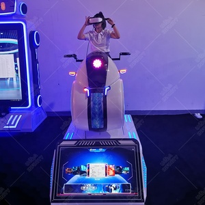 Máquina de juego de coches de carreras, simulador de realidad Virtual hecho de fábrica, Arcade, 9D Vr, motocicleta, conducción Real - Product Image 1